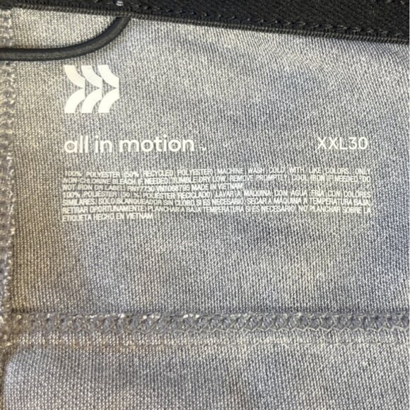 All In Motion Lightweight Training Pants Mens XXL Gray New Workout Activewear - Picture 8 of 11